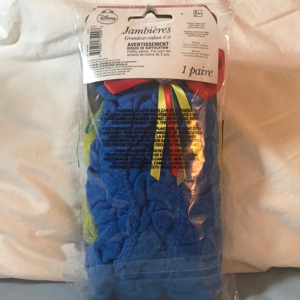 New  Disney Snow White Leg Warmers NWT - Picture 5 of 6